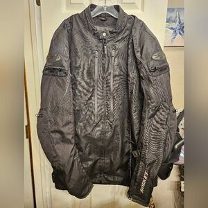 Joe rocket armored motorcycle jacket black men's size 2XL TALL